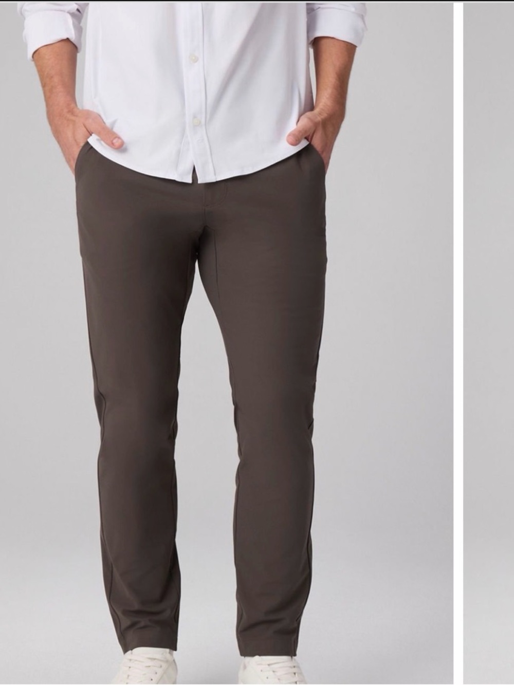 Fabletics Men's The Don Trouser in Taupe Slate